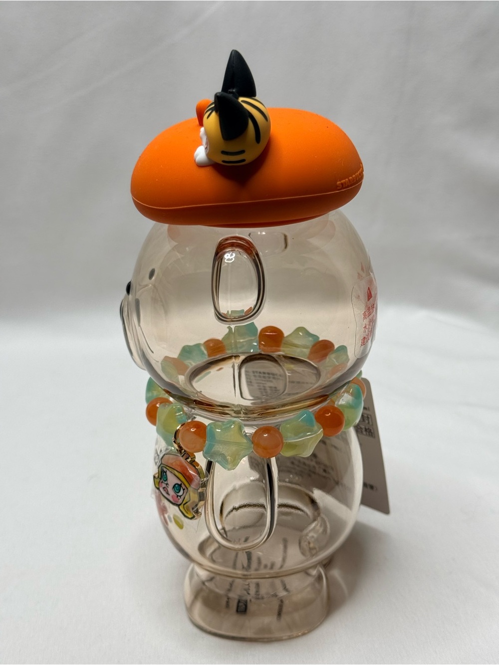 Asian Version Starbucks x Pop Mart Molly Bearista Glass Bottle (Authentic) - Picture 8 of 9